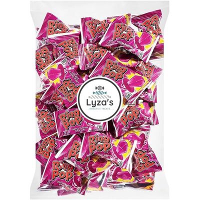 Ring Pop Colorfest, Single Flavor - 10 Count by Lyza&#39;s Sweets (Purple (Very Berry Punch))