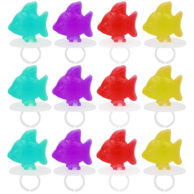 Fruidles Ring Candy Fish Suckers Fish Candy, Great for Birthday Parties, Events, and Goody Bag Fillers, Party Favors, Individually Wrapped (12-Pack)