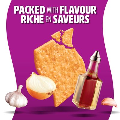 Crispers All Dressed Family Size Crackers, 240g (Imported from Canada)
