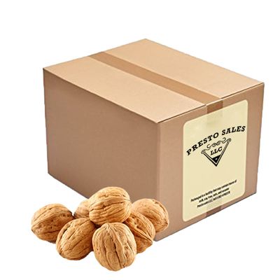 Walnuts, Current new crop In shell Hartley choice, Low-Carb, High-Protein, Unshelled Fresh, Easy to crack, Healthy snack, Gluten free, Dietetic, Vegan, Packed in 5 lbs. (80 oz) box by Presto Sales