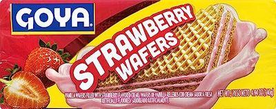 Goya Foods Strawberry Wafers, 4.94 Ounce (Pack of 24)