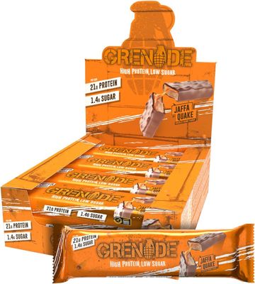 Grenade Carb Killa Bar-Jaffa Quake Box, 12 Count