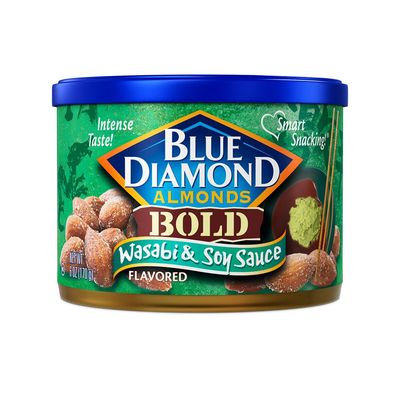 Blue Diamond Almonds, Bold Wasabi &amp; Soy Sauce, 6 Oz