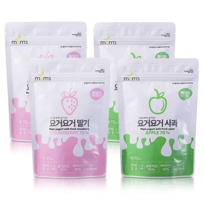 Strawberry Yogurt BallApple Yogurt Ball 22 Set, Korean Yogurt Snack.