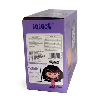 GAGAZUI Fish Tofu Surimi Beancurd snacks, 30 Sachets  660g (Barbecue Flavor)