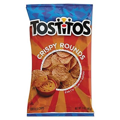 FRITO-Lay Tostitos Tortilla Chips Crispy Rounds LAY20871 28pk Packaging May Vary