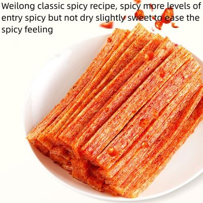 Spicy Strips,Spice Gift Pack,Chinese Special Casual Snack Food, WeiLong Latiao, Spicy Gluten,Vegan - Kosher - Gluten-Free - Non-GMO豆制å“ÂBest Vegan, 102g (Pack of 2)
