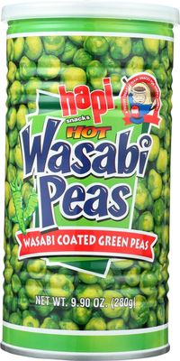 Hapi, Wasabi Green Peas Hot Can, 9.9-Ounce (12 Pack)