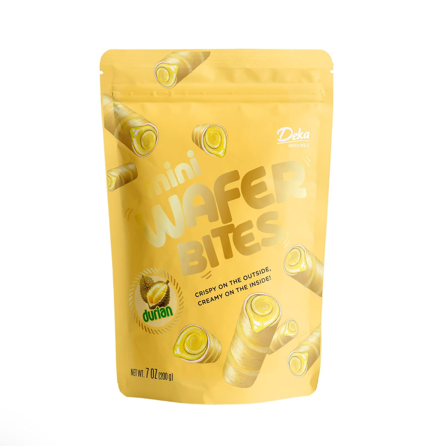 Deka Mini Wafer Bites (Durian, Pack of 3)