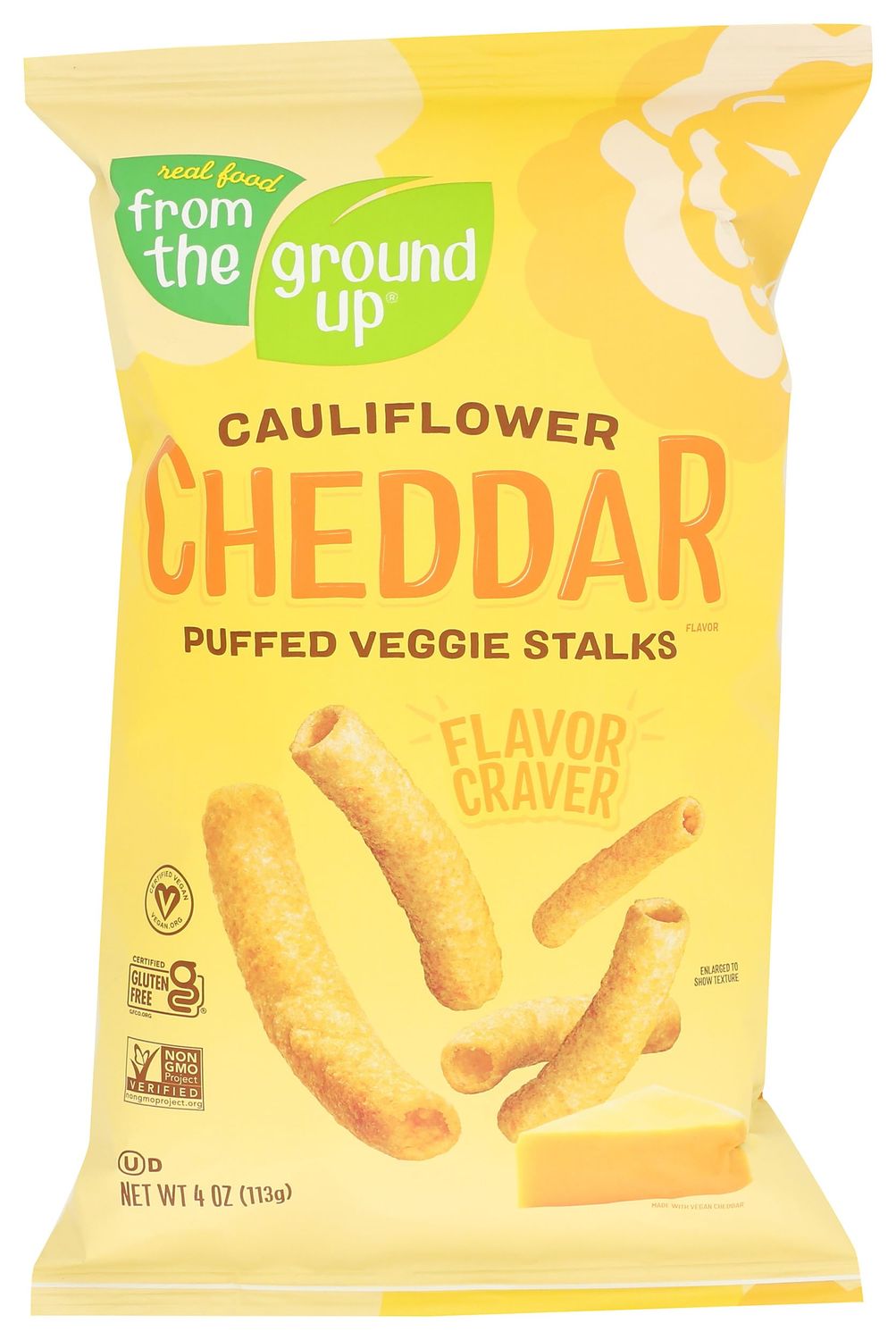 FROM THE GROUND UP Cauliflower Stalk Cheddar Stick, 4 OZ