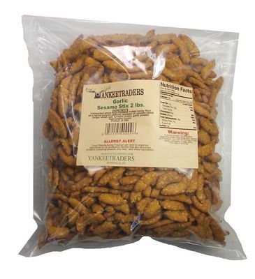 Yankee Traders Garlic Sesame Sticks, 2 Pound