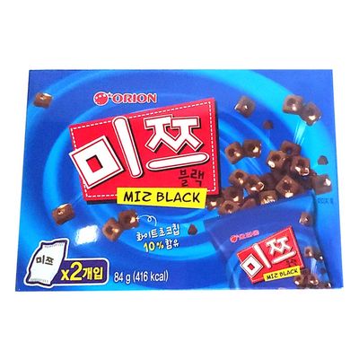 Korean Snack Chips, Cookies, Candy Gift package (MIZ BLACK) 1Pack
