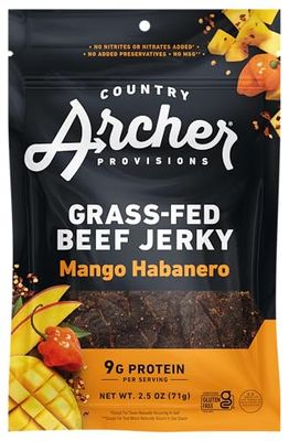 Country Archer Mango Habanero Beef Jerky, 2.5 Oz