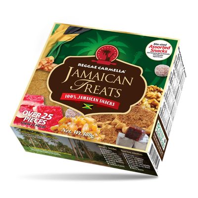Reggae Carmella-Jamaican Treats-100% Jamaican Snacks: Premium Gourmet Treats for Stocking Stuffers, Gift Baskets, and Christmas Gifts - Jamaican Snack Gift Collection Delivered to Your Doorstep