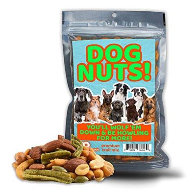 Gears Out Dog Nuts Trail Mix - Funny Snack Mix for Dog Lovers - Weird Stocking Stuffer, Made in The USA
