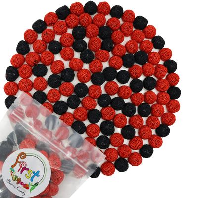 FirstChoiceCandy Gummy Fruit Candy (Red Raspberry &amp; Blackberry, 5 Pound (Pack of 1))