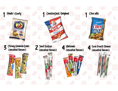 Munchie Mountain Ultimate 50-Count Snack Stock Pile and Care Package for College Students, Military Members, Friends, and Family