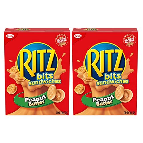Ritz Crackers Bits Peanut Butter Sandwich Crackers, 180g6.3oz, 2-Pack Imported from Canada