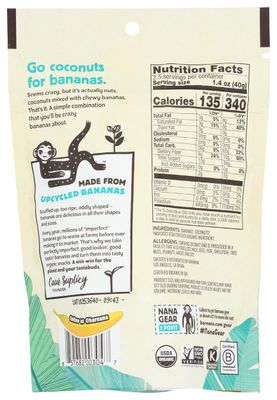BARNANA Organic Coconut Banana Bites, 3.5 OZ