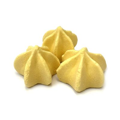 Krunchy Melts Original Sugar Free Meringue Cookies | Sugar Free Lemon Flavor | Only 30 Calories Per Serving | Fat Free, Gluten Free, Dairy Free | Keto Friendly | Zero Net Carbs (2 Oz)