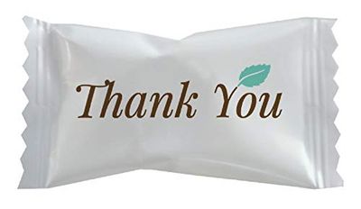 Party Sweets Thank You Buttermints by Hospitality Mints, Appx 300 mints, 7-Ounce Bags (Pack of 6)