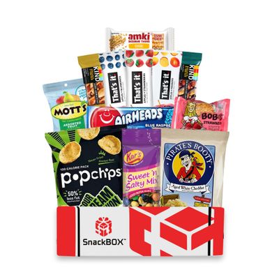 SnackBOX Healthy Gluten Free Care Package Variety Pack (12 Count) | Employee Appreciation, Gift for Kids, Teens, Final Exams, Graduation, Mothers Day, Birthday, Treats, Cookies, Chips, Travel Snacks