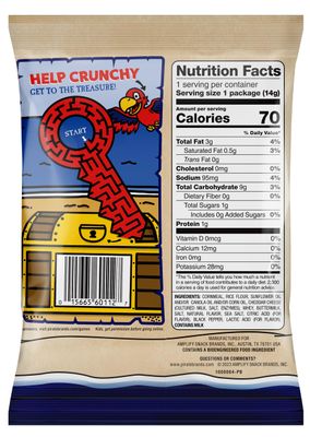 Pirate's Booty Aged White Cheddar Cheese Puffs, Gluten Free, Healthy Kids Snacks, 0.5 Ounce (Pack of 24)