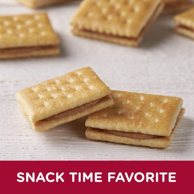 Austin Sandwich Crackers, Single Serve Snack Crackers, Office and Kids Snacks, Peanut Butter on Toasty (12 Trays, 96 Packs)