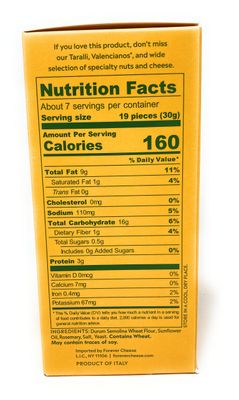 Mitica Rosemary Toketti Di Pane Carasau Crackers, 7 OZ