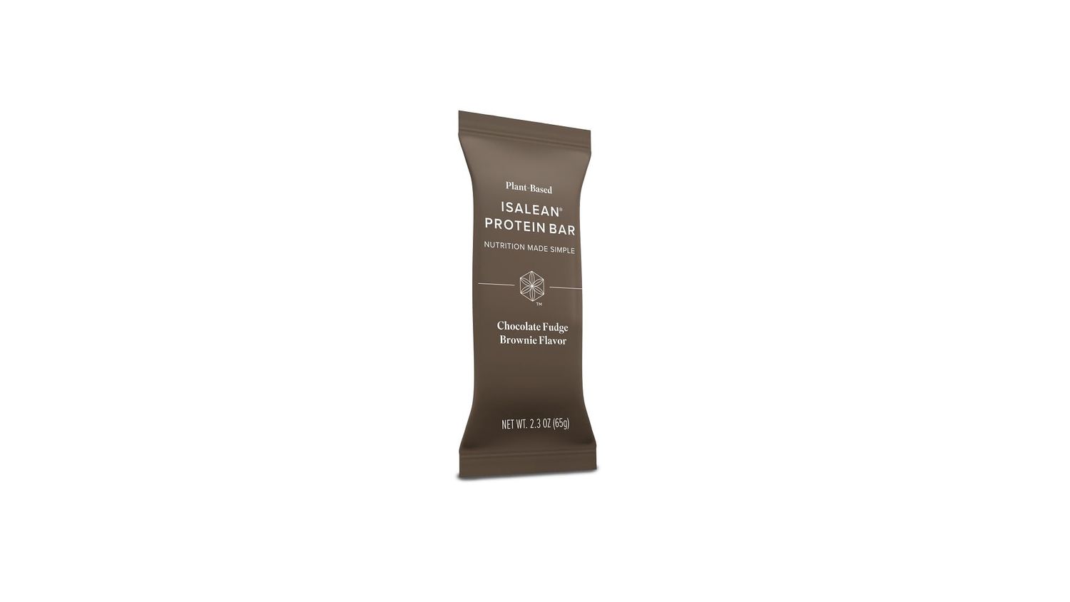 Isagenix Plant-Based IsaLean Protein Bar - For Meal Replacement &amp; Muscle Support Chocolate Fudge Brownie (10 Bars)