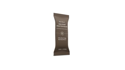 Isagenix Plant-Based IsaLean Protein Bar - For Meal Replacement &amp; Muscle Support Chocolate Fudge Brownie (10 Bars)