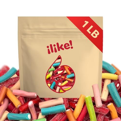 Pencil Bites Gummy Candy 1-Pound Pack, Assorted Fruit Flavors, Mini Size