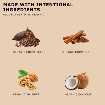 Brooklyn's Own Organic Granola Maple Cinnamon &amp; Chocolate With Walnut Breakfast Cereal - Gluten-Free Healthy Snacks - 12 Ounce Resealable Eco-Friendly Pack
