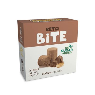 Pasokin Keto Cocoa Crunch - Healthy Snacks with Zero Sugar Added I Low Carb Gluten-Free, Vegan, Plant-Based Protein, Dairy-Free Energy Bites - Keto Snacks (Cocoa Crunch)