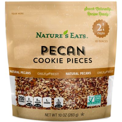 Nature&#39;s Eats Pecan Cookie Pieces, 10 Ounce