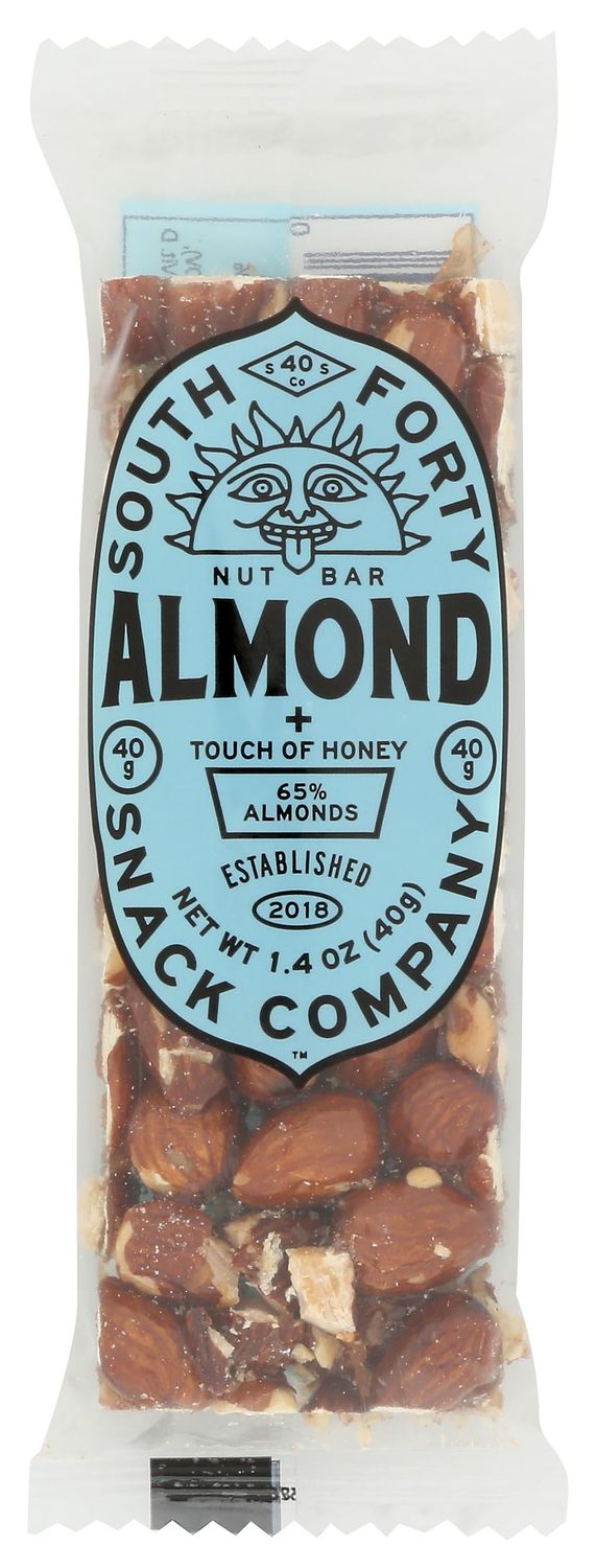 SOUTH 40 SNACKS Almond Nut Bar, 1.4 OZ