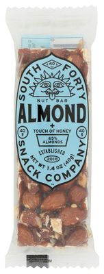 SOUTH 40 SNACKS Almond Nut Bar, 1.4 OZ