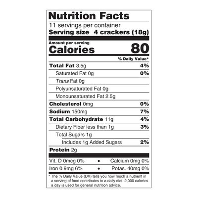 Dare Breton Crackers - Party Snacks with no Artificial Flavors and 0g of Trans Fat per Serving - Original, 7 Oz (Pack of 12)