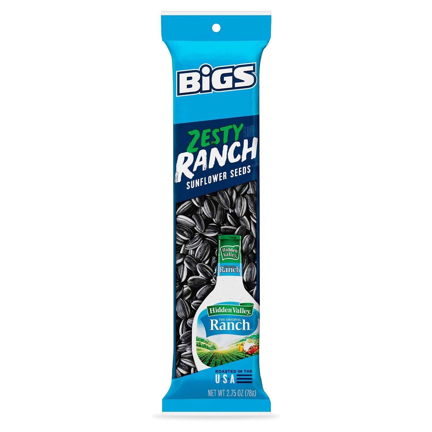 BIGS Hidden Valley Ranch Sunflower Seeds, Keto Friendly Snack, Low Carb Lifestyle, 2.75-oz. Bag