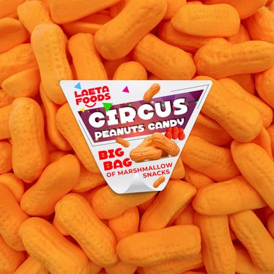 Circus Peanuts Marshmallow Candy, Banana Flavor (4.4 Pound Bag)