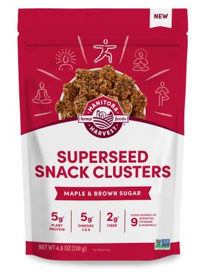 Manitoba Harvest Superseed Snack Clusters, Maple &amp; Brown Sugar, 4.6 oz