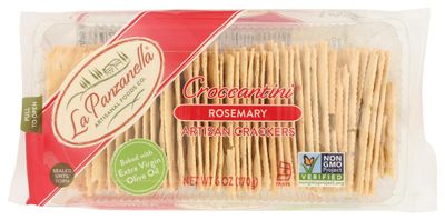 La Panzanella, Rosemary Mini Croccantini Cracker, 6 Ounce