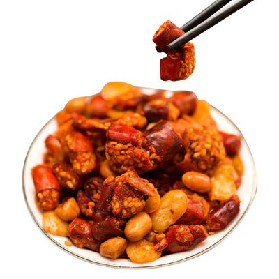 SIJIYUNLI - Crispy sesame chili 108g3.8oz Spicy snacks, peanutschiliesbroad beans, suitable for Lamian Noodles, rice and sushi mix, which is a must for spicy lovers