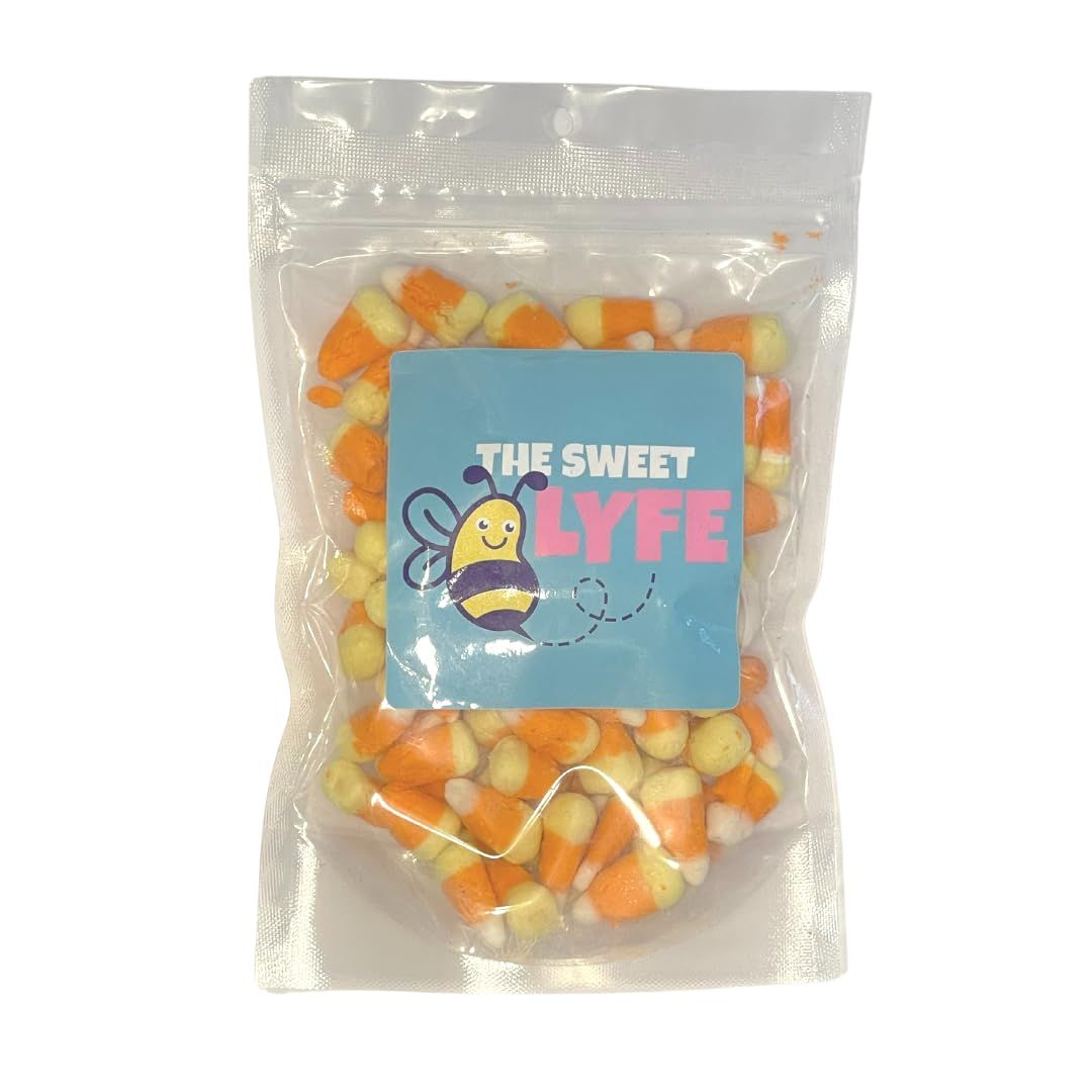 Sweet Lyfe Freeze Dried Candy Corn 6.5 oz - Delectable Crunchy Snack with Intense Corn Flavor, Perfect for Halloween and Beyond (Candy Corn)