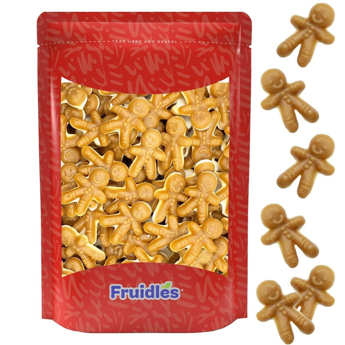 Fruidles Christmas Gingerbread Man, Fun and Festive Holiday Snacking, Party flavor (4.4 Pounds Bulk)