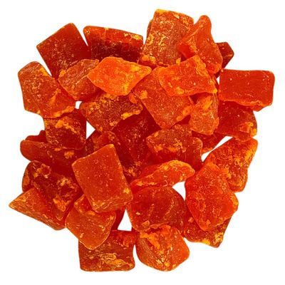 Needzo Fresh Diced Dried Papaya Chunks, Packaged Healthy Snacks for Adults and Kids, 3 Bags, 8 Ounces Each