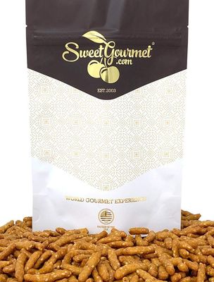 SweetGourmet Honey Roasted Sesame Sticks | Healthy Snack | (2 Pound (Pack of 1))