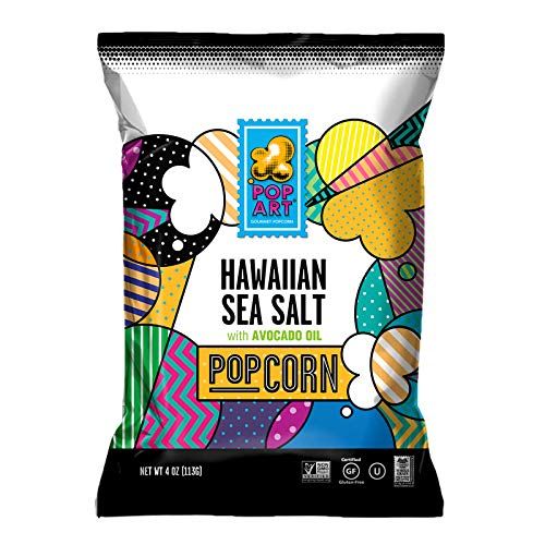 Pop Art Snacks Gourmet Popcorn - Hawaiian Sea Salt, 4 oz