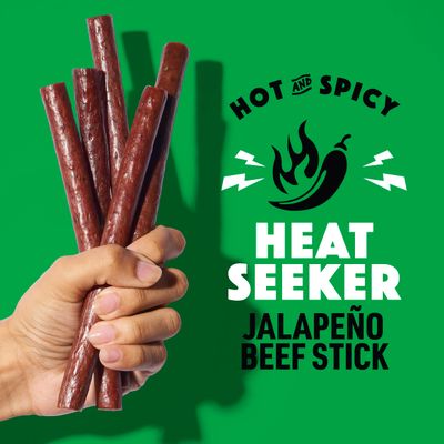 Lorissa's Kitchen Premium Grass-Fed &amp; Finished Beef Jerky Snack Sticks 24-Pack: Jalape-o Flavor, 8g Protein, Certified Free from Top 9 Allergens, Gluten-Free, Non-GMO, Zero Sugar, Keto, Paleo