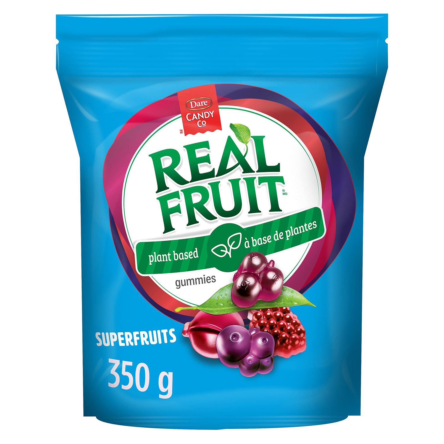 Dare RealFruit Superfruits Gummies, 350g12.34oz, Imported from Canada)